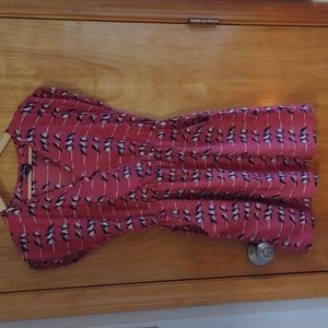 Angie faux wrap dress